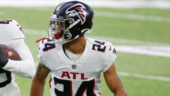 Falcons rookie A.J. Terrell records first career interception with his legs