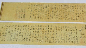 Stolen Chinese scroll by Mao Zedong worth millions found cut in half