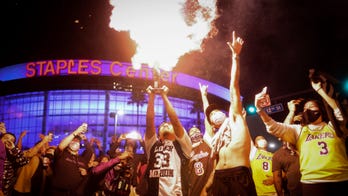 California police arrest 76 after Lakers' celebration turns 'violent and destructive'
