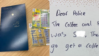 Person in police custody donates lottery winnings to department, tells officers to buy 'decent coffee'