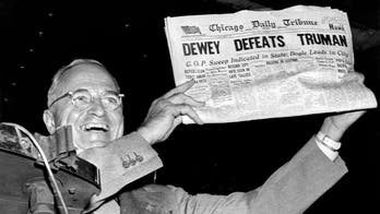 On this day in history, November 2, 1948, Truman defeats Dewey, shocking pundits and mocking headline writers