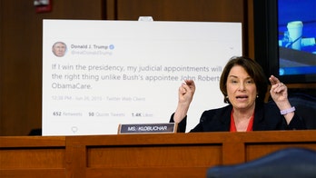 Amy Coney Barrett distances herself from Trump tweets, says she won't be anyone's 'pawn'