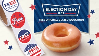 Krispy Kreme giving away free doughnuts on Election Day
