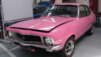 Stolen pink 'Sexy Lexy' sports car returned to owner after 28 years