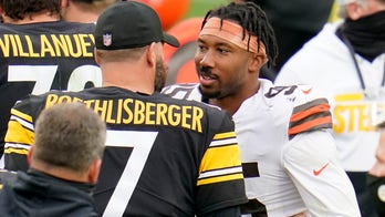 Myles Garrett records sack in first game against Steelers since helmet-swinging incident