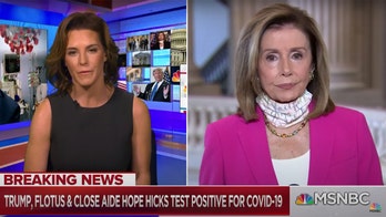 MSNBC host asks Pelosi if she's been contacted about 'continuity of government' after Trump's COVID diagnosis