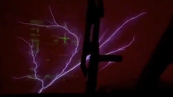 Rare weather phenomenon 'St. Elmo's Fire' spotted from military plane