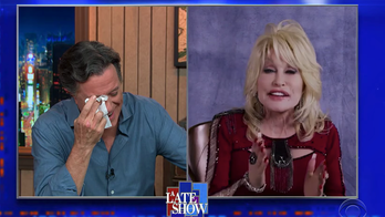 Stephen Colbert cries as Dolly Parton sings on 'The Late Show': ‘I’m under a lot of stress right now’
