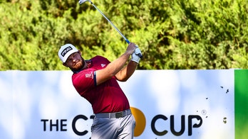 Hatton copes with jet lag to lead CJ Cup at Shadow Creek