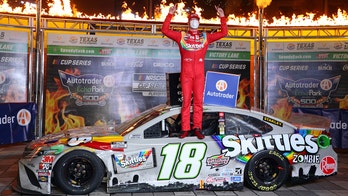 Kyle Busch wins Texas NASCAR playoff race 3 days after it started