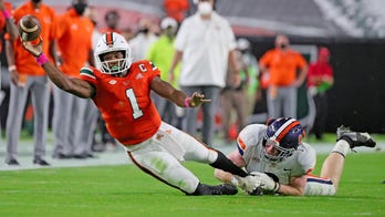 No. 11 Miami holds off Virginia 19-14, moves to 5-1