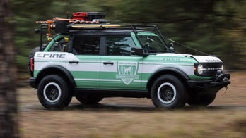 2 custom Ford Bronco firetrucks being donated to forestry services