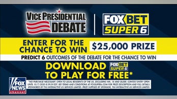 Fox Bet Super Six returns for VP debate, viewers can win cash with correct predictions