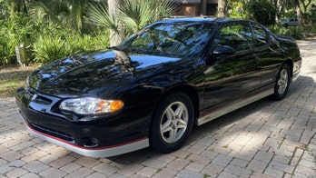 2002 Chevy Monte Carlo Dale Earnhardt Intimidator edition driven 10-miles goes up for auction