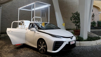 Hydrogen-powered Toyota Popemobile donated to the Holy See