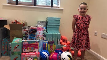 Girl, 4, starts making Christmas care packages for needy children after having bad dream
