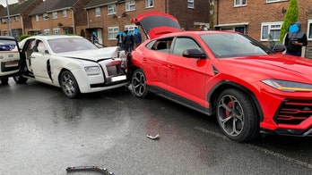 Rolls-Royce driver hit Lamborghini and then fled scene, police say