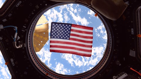 How do NASA astronauts vote in space?