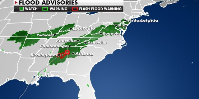 Flood advisories stretch through the Northeast as Zeta moves up the East Coast.