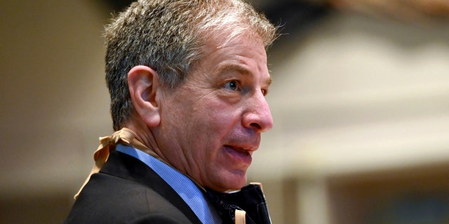 Anchorage, Alaska, Mayor Ethan Berkowitz addresses the Anchorage Assembly on Tuesday, April 21, 2020. (Associated Press)