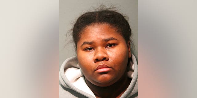 This booking photo released by the Chicago Police Department shows Jessica Hill, 21, one of two sisters accused of stabbing a West Side Chicago store security guard 27 times with a knife after he asked them to wear face masks and use hand sanitizer on Oct. 25. They were ordered held without bond on Oct. 27. (Chicago Police Department via AP)