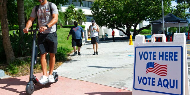 Was my vote counted? A state-by-state guide to tracking your absentee ballot 3 People leave after casting their vote during early voting for the general election at Miami Beach City Hall, on Wednesday, Oct. 28, 2020, in Miami Beach, Fla. (David Santiago/Miami Herald via AP)