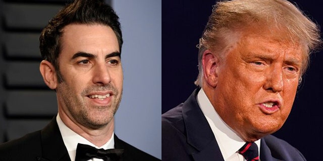 Sacha Baron Cohen mocked Donald Trump for losing the election.