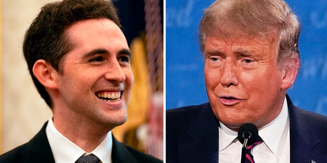 Avraham Berkowitz, Assistant to the President and Special Representative for International Negotiations, and President Trump