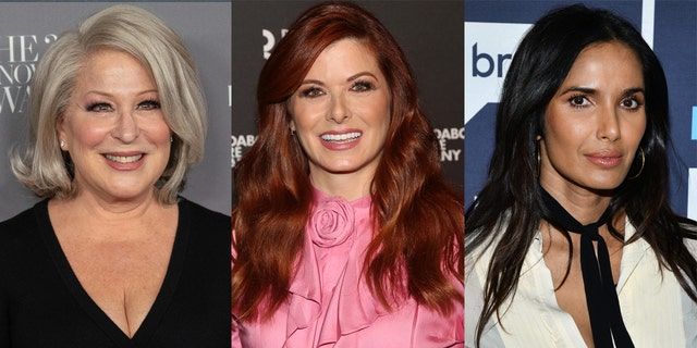 Bette Midler, Debra Messing and Padma Lakshmi all commented on the 2020 presidential race.