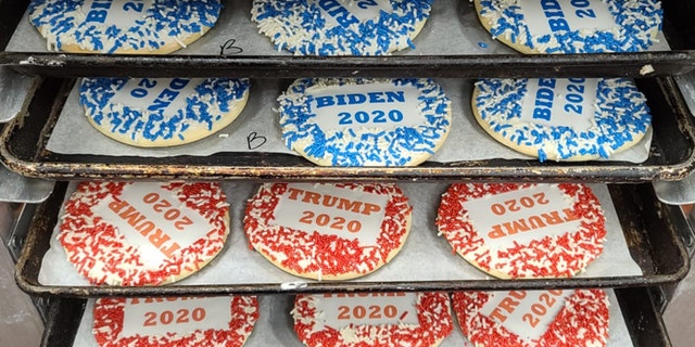 Pennsylvania bakery's election-themed 'cookie poll' is now showing clear front-runner 2 Owner Kathleen Lochel tells Fox News the idea originally started "as a joke" back in 2008.
