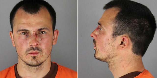 Bogdan Vechirko, the truck driver who was apprehended after driving into a crowd of demonstrators on the 35W bridge, poses for a booking photograph at Hennepin County Jail in Minneapolis, Minnesota, U.S. May 31, 2020. (Hennepin County Sheriff's Office/Handout via REUTERS.)