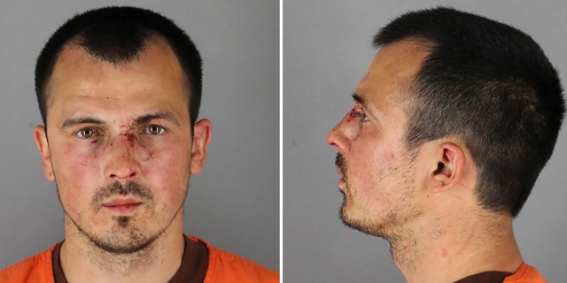 Bogdan Vechirko, the truck driver who was apprehended after driving into a crowd of demonstrators on the 35W bridge, poses for a booking photograph at Hennepin County Jail in Minneapolis, Minnesota, U.S. May 31, 2020. (Hennepin County Sheriff's Office/Handout via REUTERS.)
