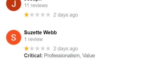 Mayra Joli Google reviews (FNC screenshot)