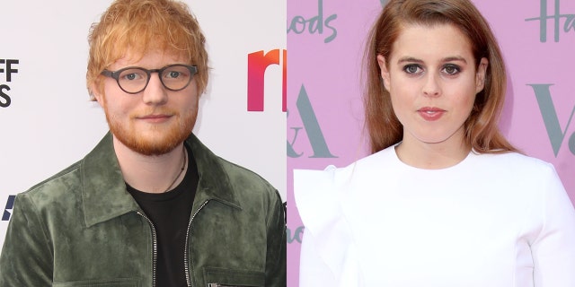 Ed Sheeran's scar is allegedly a result of being accidentally cut by Princess Beatrice with a ceremonial sword.
