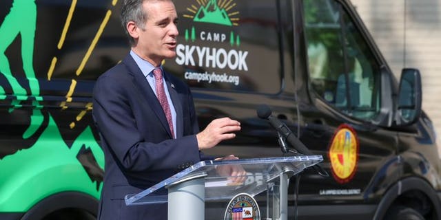 OCT. 19: Los Angeles Mayor Eric Garcetti has been criticized over his handling of allegations leveled against a former adviser.