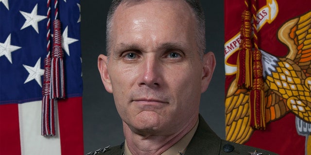 In this image provided by the U.S. Marine Corps, then-Marine Corps Lt. Gen. Gary L. Thomas, deputy on Aug. 8, 2016. 