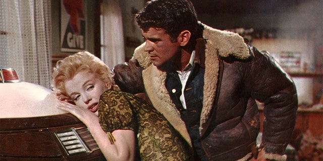 Marilyn Monroe and Don Murray starred in the 1956 film 'Bus Stop.'