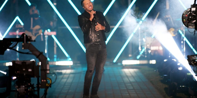 Luke Bryan, pictured here performing at the 2020 CMT Music Awards, won male video of the year for 'One Margarita.' (Photo by Jason Kempin/CMT2020/Getty Images for CMT)