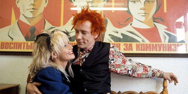John Lydon and his wife, Nora Forster
