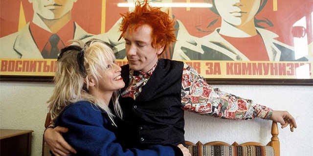 John Lydon and his wife, Nora Forster