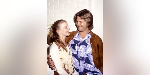 Susan Bridges and Jeff Bridges during the early years of their marriage.