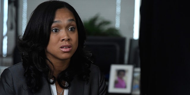BALTIMORE, MD - AUGUST 24:  State's Attorney for Baltimore, Maryland, Marilyn J. Mosby is interviewed by Shoshana Guy, Senior Producer NBC News (not pictured) on August 24, 2016 in Baltimore, Maryland.  (Photo by Larry French/Getty Images for BET Networks)