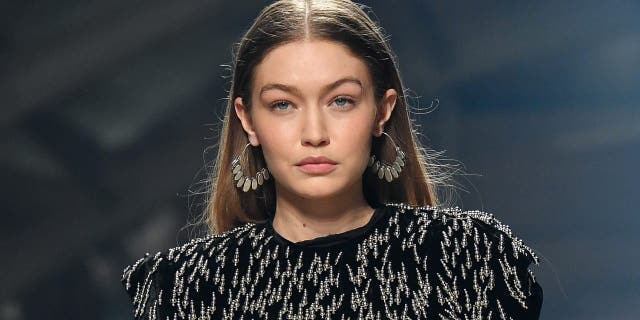 Gigi Hadid walks the runway during the Isabel Marant show as part of the Paris Fashion Week Womenswear Fall/Winter 2020/2021 on Feb.. 27, 2020 in Paris, France.