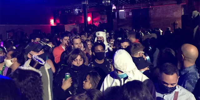 NYC deputies busted up a warehouse party in Brooklyn with 400 attendees packed shoulder-to-shoulder.