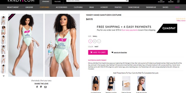 Yandy's latest ideas concern coronavirus-adjacent themes.