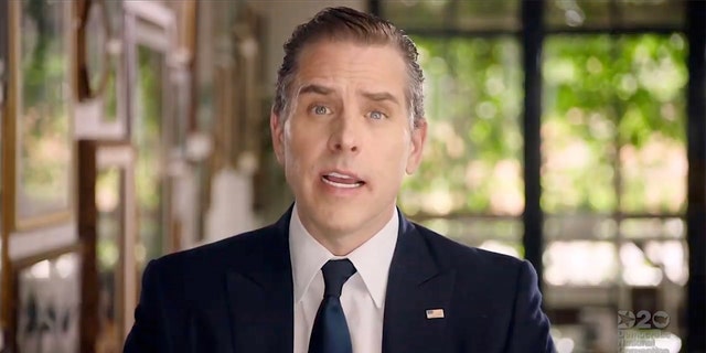 In this screenshot from the DNCC’s livestream of the 2020 Democratic National Convention, Hunter Biden, son of Democratic presidential nominee Joe Biden, addresses the virtual convention on August 20, 2020. (Photo by DNCC via Getty Images) (Photo by Handout/DNCC via Getty Images)