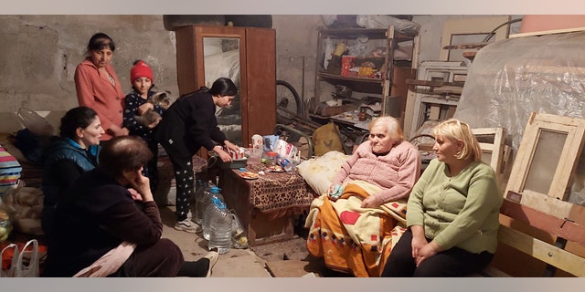 Displaced from the ongoing clashes in Nagorno-Karabakh, families seek aid from the International Committee of the Red Cross (ICRC).