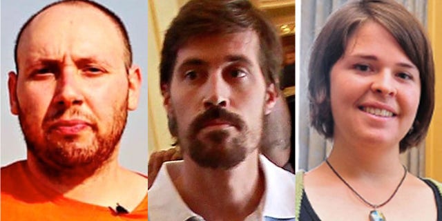 Steven Sotloff, James Foley, and Kayla Mueller