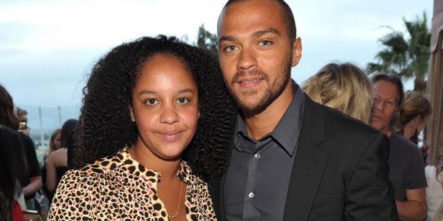 Jesse Williams (R) and his now-ex-wife Aryn Drake-Lee in 2010. (Photo by John Shearer/Getty Images for GQ Magazine)