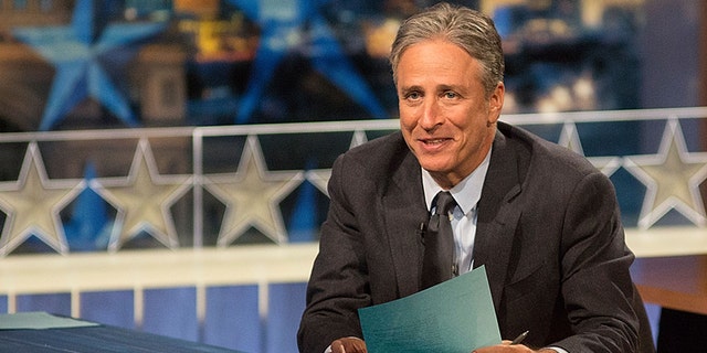 AUSTIN, TX - OCTOBER 28:  Host Jon Stewart at "The Daily Show with Jon Stewart" covers the Midterm elections in Austin with "Democalypse 2014: South By South Mess" at ZACH Theatre on October 28, 2014 in Austin, Texas.  (Photo by Rick Kern/Getty Images for Comedy Central)